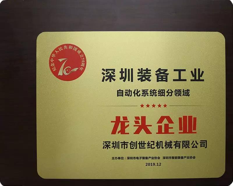 恒行5机械公司获得龙头企业称号